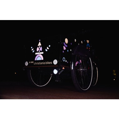 STICK A PEAR Stickerset PLAYGROUND - pastell: Reflektierende Sticker für dein Lastenrad