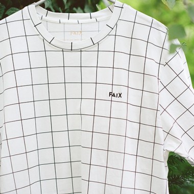 FAIX Shirt allover grid Print