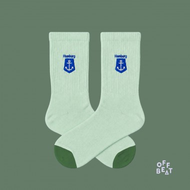 Bestickt Anchor Socken von Offbeat