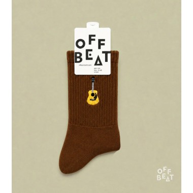 Bestickt Acoustic Guitar Socken von Offbeat