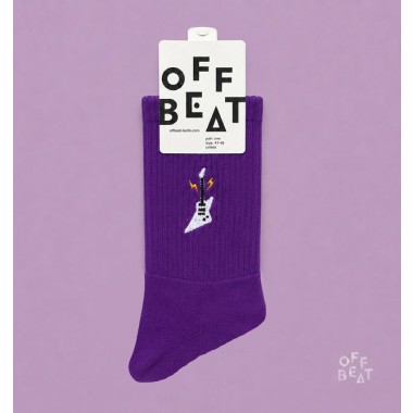 Bestickt Electric Guitar Socken von Offbeat