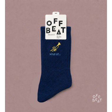 Bestickt Trumpet Socken von Offbeat