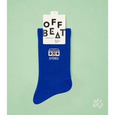 Bestickt Boombox Socken von Offbeat