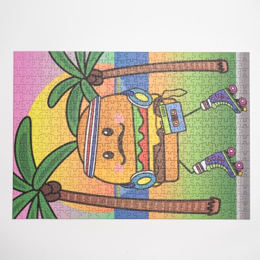 Sunshine Puzzles, Motiv "Sundays", 500 Teile Puzzle