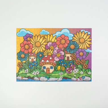 Sunshine Puzzles, Motiv "Small World", 500 Teile Puzzle
