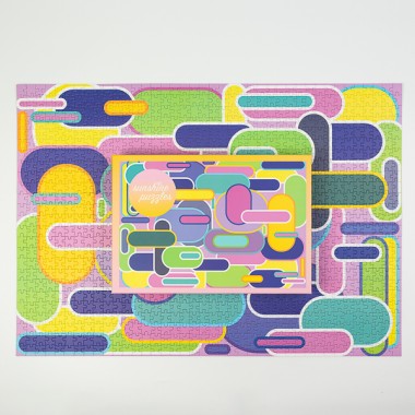 SUNSHINE PUZZLES, MOTIV "BUBBLE POP", 1000 TEILE PUZZLE