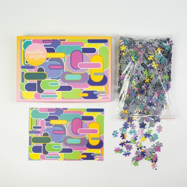 SUNSHINE PUZZLES, MOTIV "BUBBLE POP", 1000 TEILE PUZZLE