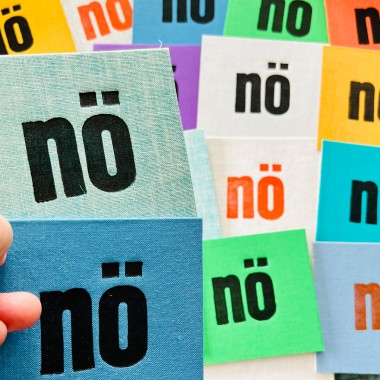 nö
Letterpress von papelami
