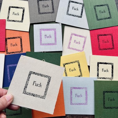 Fuck
Letterpress von papelami