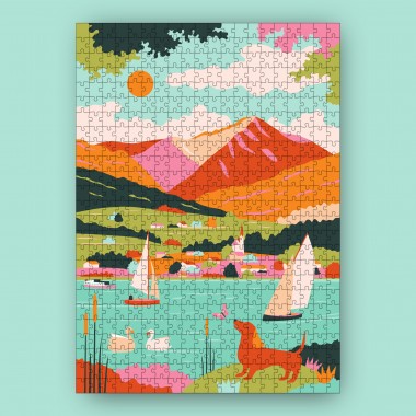 Das Puzzle Kollektiv - Puzzle "Scheena Gruaß" 500 Teile