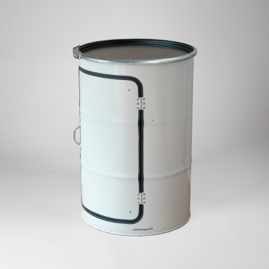 Lockengelöt - Büroschrank aus einem Hamburger Ölfass