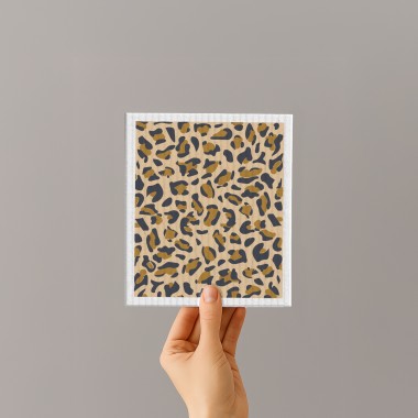 Schwammtuch - Leoparden-Muster - Leo-Muster - Nr. 9