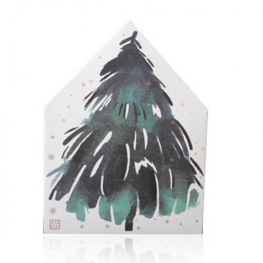 Anoa Adventskalender Schmuck hochwertig komplett fertig - Winterhaus