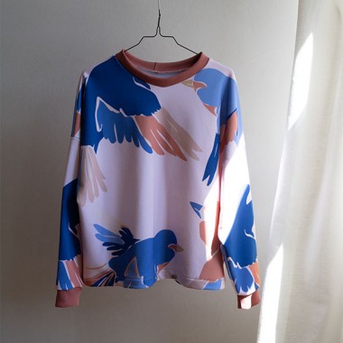 Ecostories Sweatshirt Birds Flying High