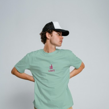 "WINE?!" T-Shirt Aloe // FUNST Studio, Verena Senn