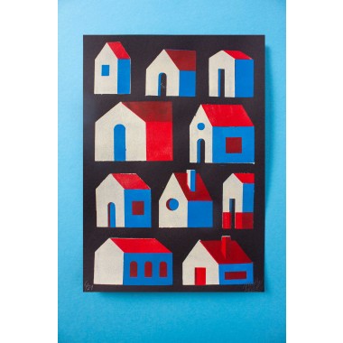 Martin Krusche - »Siedlung«, 29,7x42cm