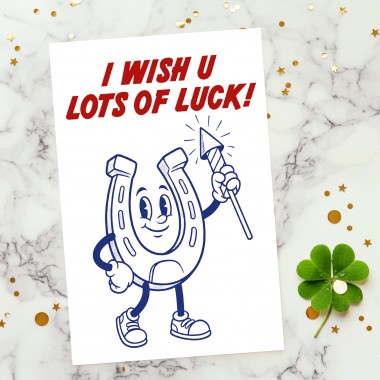 Hey Urban Monkey - Silvester-Karten / Neujahrs-Karten Retro-Stil 4er-Set