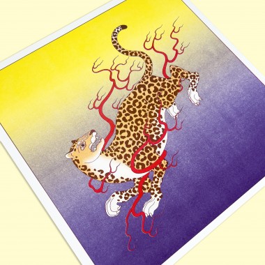 The Naughty District - Risographie Print »Stains and Sunrays«