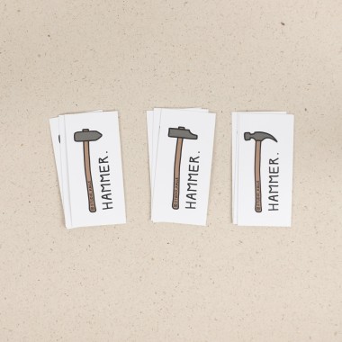 Aufkleber "Hammer"