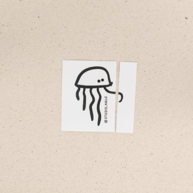 Aufkleber Langarm-Qualle