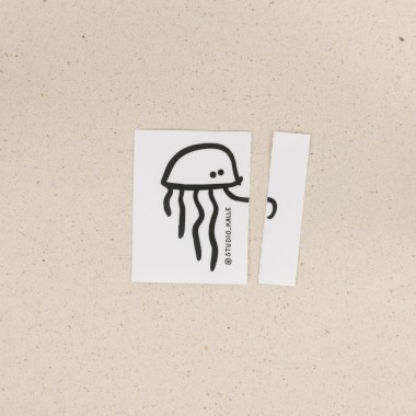 Aufkleber Langarm-Qualle