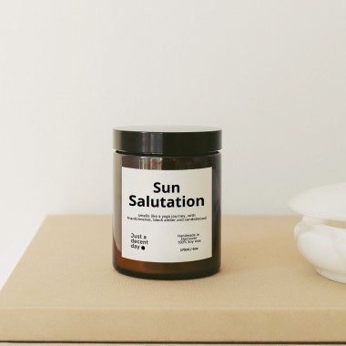 Sun Salutation - Duftkerze - Handmade - Sojawachs