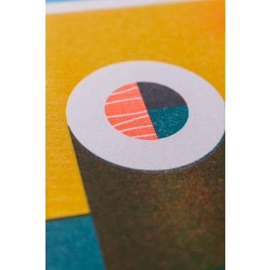 Martin Krusche - Risographie »Sushi - Lachsmaki«, DIN A6