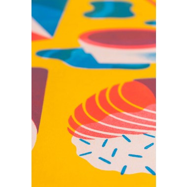 Stencildruck »Sushi Menu« DINA3 (29,7x42cm)