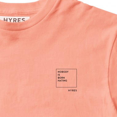 HYRES unisex T-Shirt No Hate rose clay