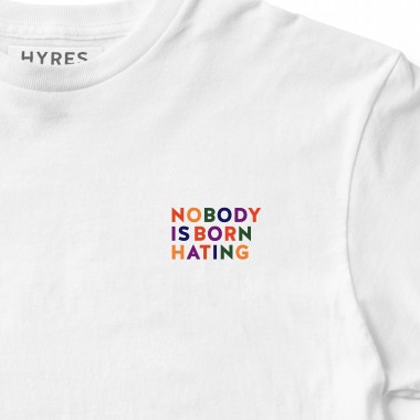 T-Shirt No Hate / Lavendel Rainbow