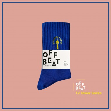 Gerippte TV Tower Socken von Offbeat