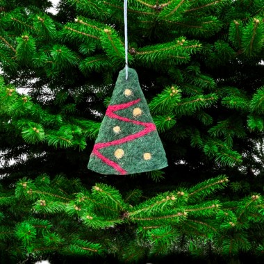 Weihnachtsbaum-Weihnachtsdeko- aus Filz
