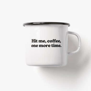 typealive / Emaillebecher Tasse / Hit Me