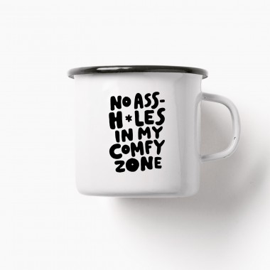 typealive / Emaillebecher Tasse / Comfy Zone