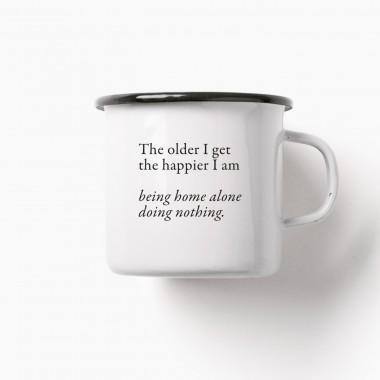 typealive / Emaillebecher Tasse / Doing Nothing