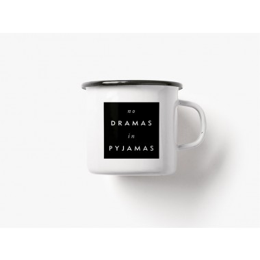 typealive / Emaillebecher Tasse / No Drama