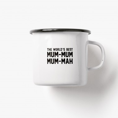 typealive / Emaillebecher Tasse / World's Best Mum-Mum-Mum