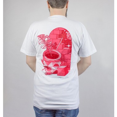 Martin Krusche - T-Shirt »The Wall«, Männer, Weiss