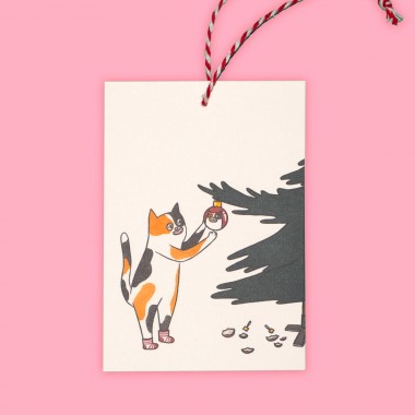 The Naughty District - »Geschenkanhänger mit Dinos und Tieren für Weihnachtsgeschenke«