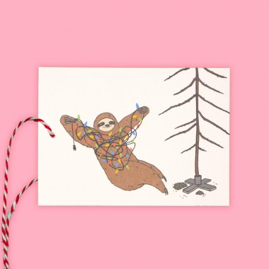 The Naughty District - »Geschenkanhänger mit Dinos und Tieren für Weihnachtsgeschenke«