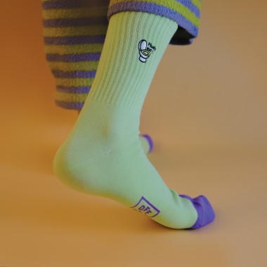 Gerippte Flush Me, Toilette Socken von Offbeat