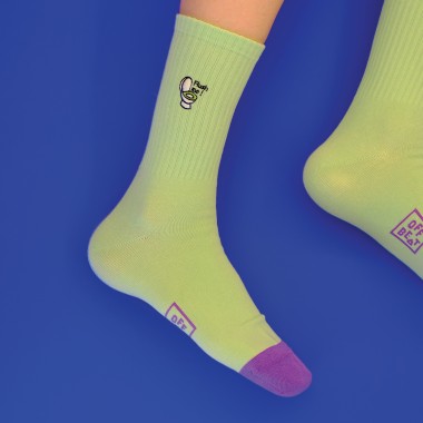 Gerippte Flush Me, Toilette Socken von Offbeat