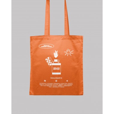 Girls in Motion Tote Bag – Female Energy Orange 