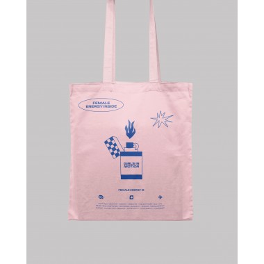 Girls in Motion Tote Bag – Female Energy Rosa 