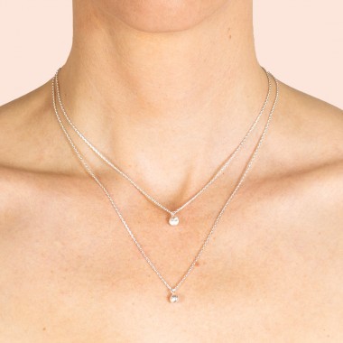 related by objects - tag it! necklace - 925 Sterlingsilber 18k goldplattiert