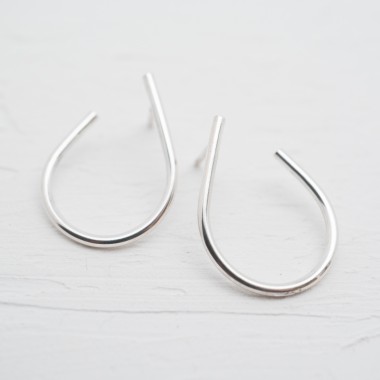 Ohrstecker Tropfenform - Sterlingsilber - SchmuckvonVreni