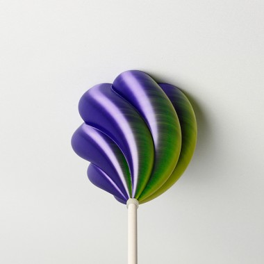 canopie® - Lampenbaldachin – Tulpe Twist Duo Grün-Lila