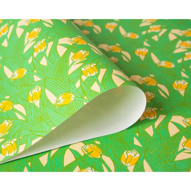 Geschenkpapier Tulpen, 3 Bogen // Papaya paper products