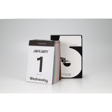 Typodarium 2025 (Abreißkalender mit 365 frischen Fonts)
