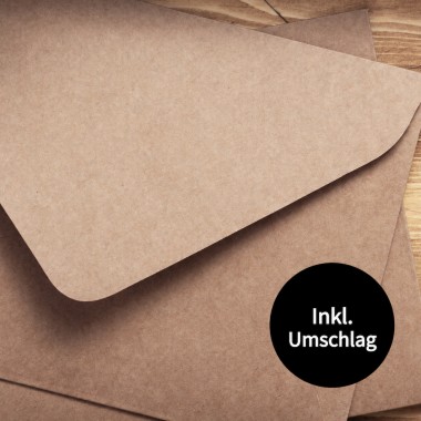 Postkarte - Weihnachten - Tannenbaum mit Kugeln - Nr.11 - Naturbedacht